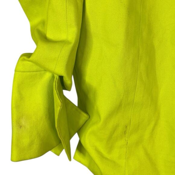 Israella Kobla Ovia Mini Dress Off The Shoulder Statement Party Chartreuse Sz 2 - Picture 15 of 16